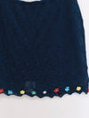 YANYAN KNITS 25 Spring/Summer BORLOR Camisole/Woven Lined Mini Skirt YYK-YYW25-0772-ZQ Navy Skirt YYW25-0081